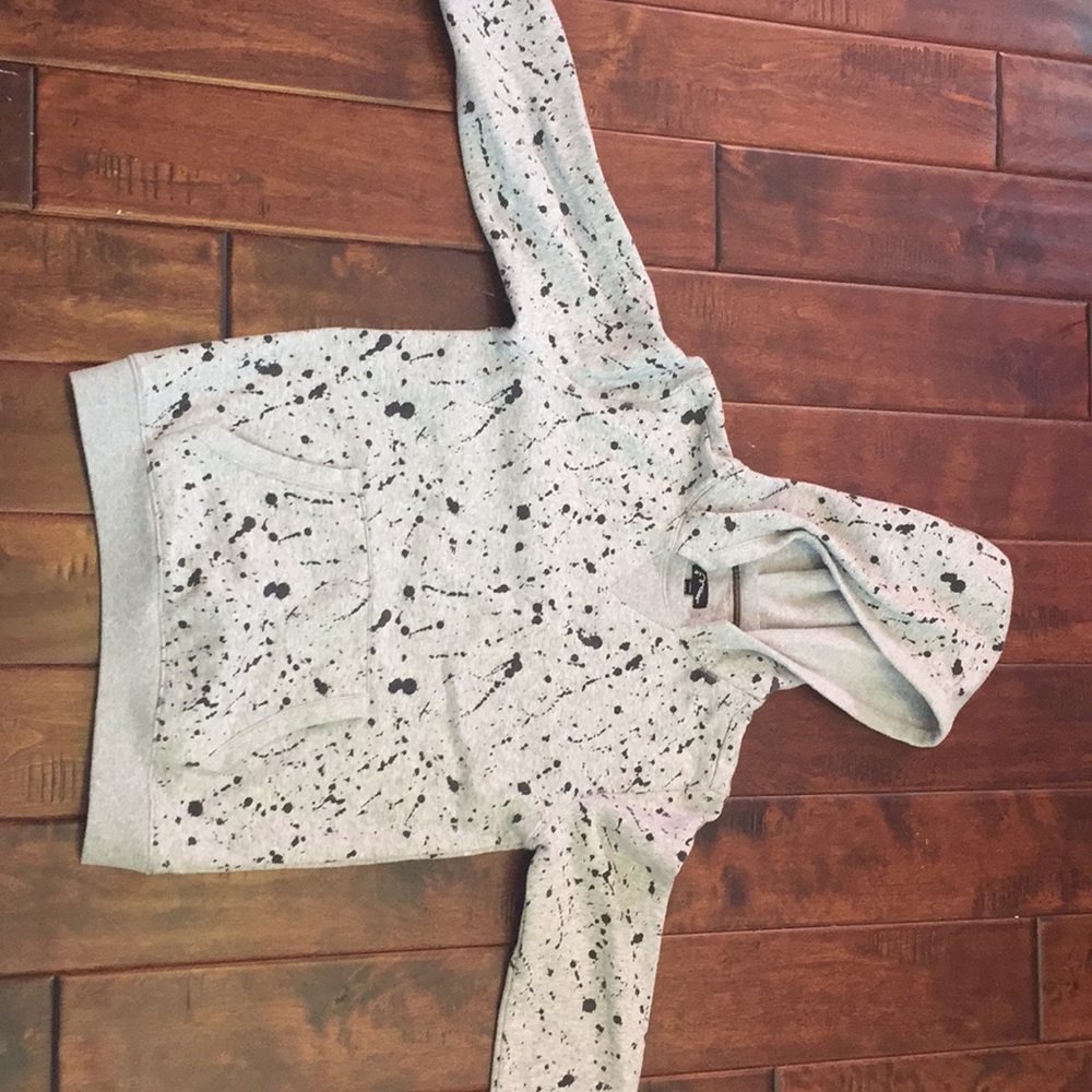 Grey splattered sweatshirt